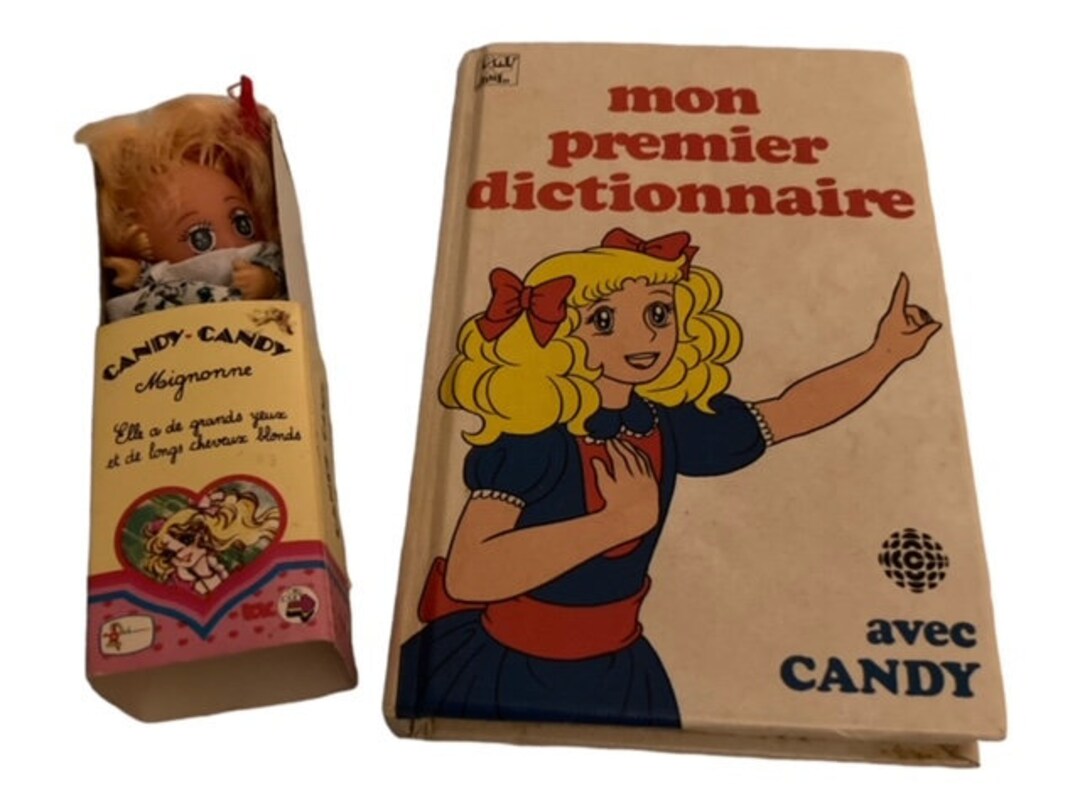1980s ,miniature Candy ,candy Doll ,french Dictionary, Mon Premier