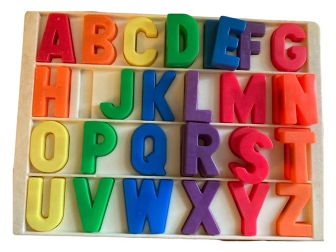 Vintage fisher price magnetic letters sold separately no tray etsy