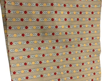 Vintage , Laura Ashley , UK , 83 x 48" , Fabric , Floral ,1988 , Beige , Small Flowers