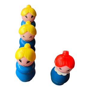Fisher Price, Play Family, Vendu séparément, Mamans, Maman aux cheveux roux, Plastique, Bois