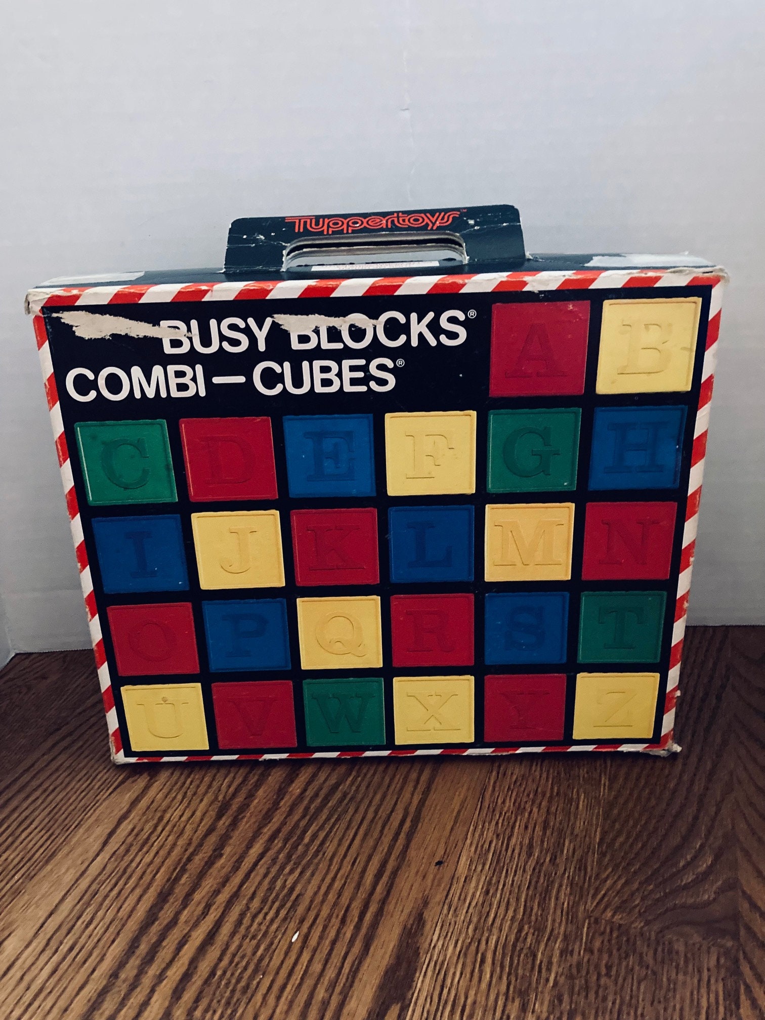 Tupperware Tupper Toys Retro Busy Blocks Combi Cubes Etsy