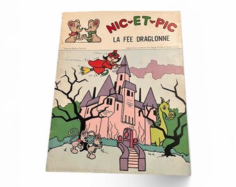 Nic et Pic: La Fee Draglonne, libro infantil francés, 1.ª edición Michel Cailloux
