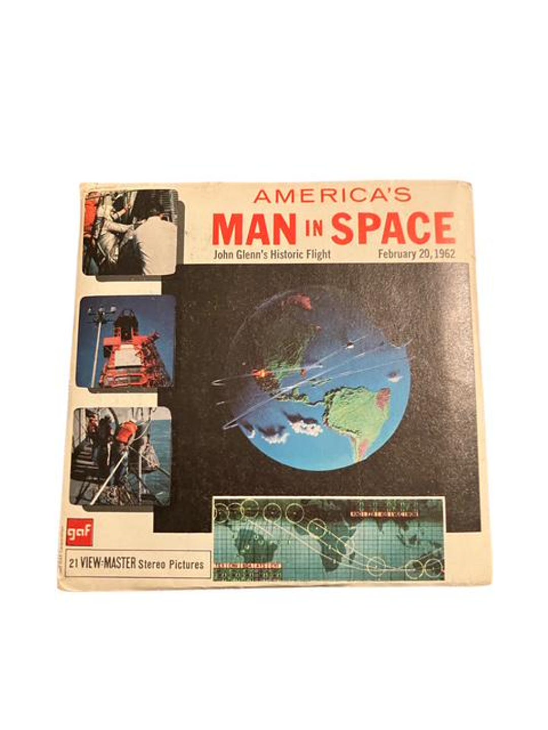 America's Man in Space, RARE, Classic Viewmaster, Reel Packet