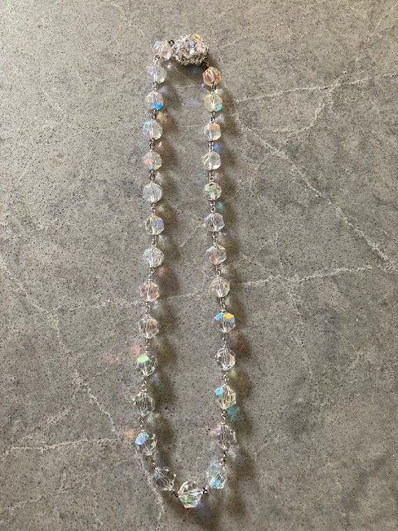 Sherman , Vintage , Faux Crystal , Necklace , 19.… - image 2
