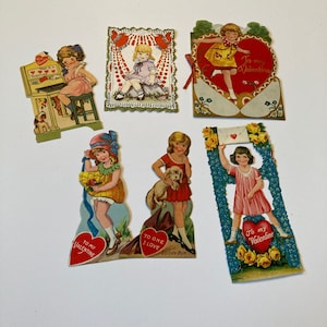 Style victorien, Saint-Valentin, Saint-Valentin, Filles Allemagne, États-Unis, Saint-Valentin, Cartes de Saint-Valentin