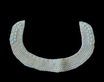 Faux Pearl Collar , Made in Japan , Collar , 1950s