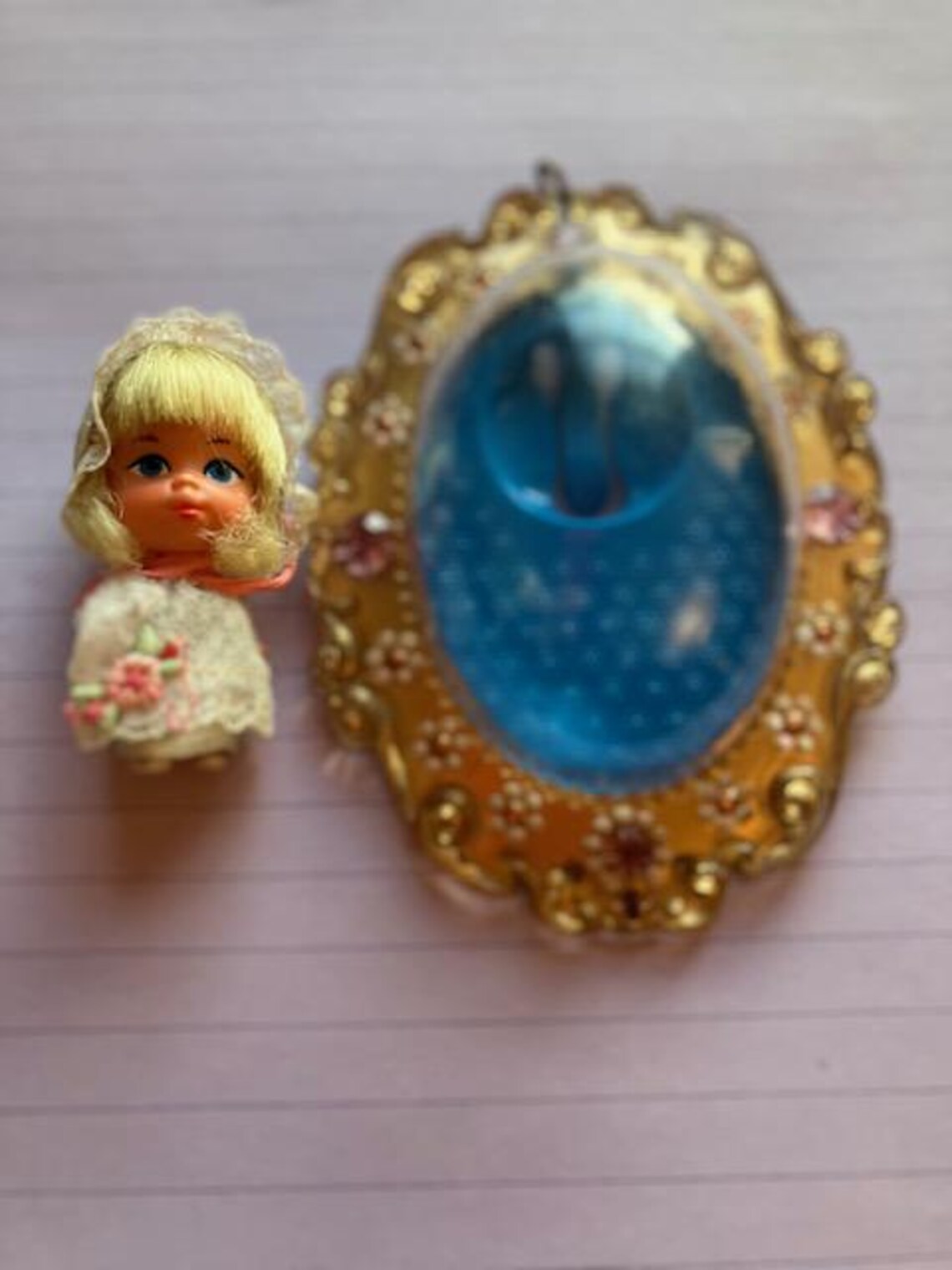 Locket Kiddles Vintage 1968 Mattel Kiddle Locket Doll, Loretta - Etsy