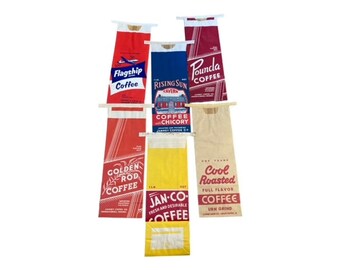 Vintage , Coffee bags  , Paper Bags , USA