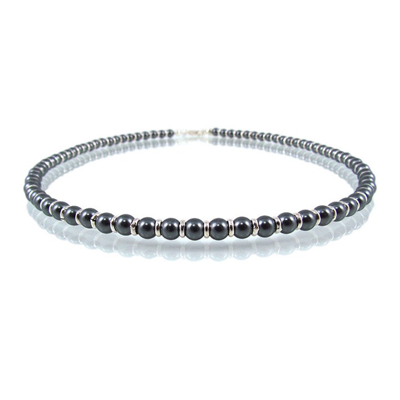 Pearl Necklace Chocker Grey baroque pearl necklace Grey freshwater pearl necklace