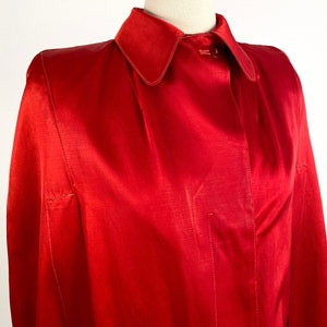 One Size Fits Most Vintage 40s Red Silk Satin Cape / Shoulders - Etsy