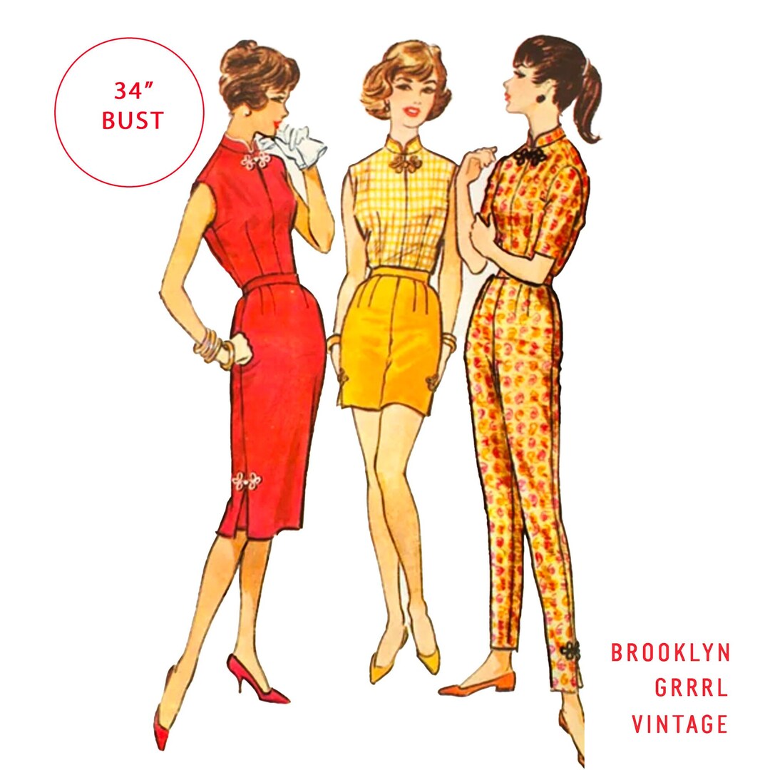 Paper Sewing Pattern / Vintage Sewing Pattern 1950s Multi-piece Set ...