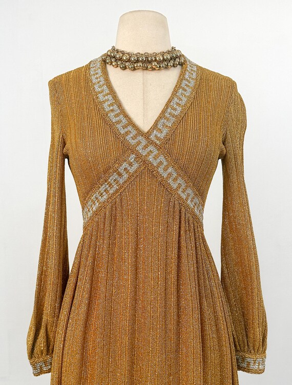 gold disco dress Rose  by ALALA disco themed events Disco Queen 70's Gold Disco