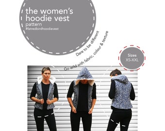 Fat Red Bird Women's Hoodie Vest