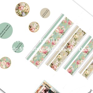Digital Download Printable Dollhouse Miniature vintage Hatbox Set of 4 ...