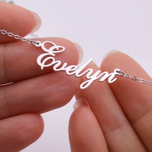 Custom Name Necklace,Personalized Women Jewelry,Three Color For Choice