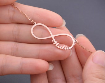 Infinity Name necklace-Infinity necklace with name-custom name necklace-Gift For Sister