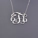 see more listings in the monogram necklace section