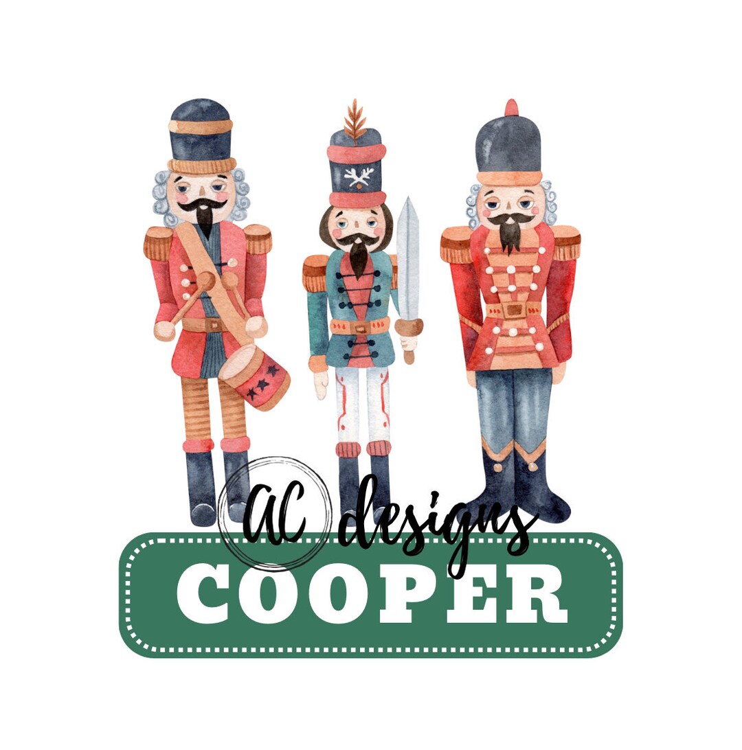 Nutcracker Name Plate PNG BUNDLE Etsy