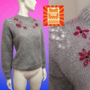 Vintage Handmade Mohair Jumper Landscape 1980s - Etsy