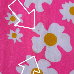 60s sleeveless shocking PINK FLORAL ruffle summer daisy DRESS by encore mod flower power swinging 60s uk 10 12 image 10