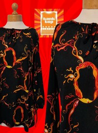 Psychedelic 60s 70s vintage paisley dress, size M/L, longsleeve shirt dress, orange and mint