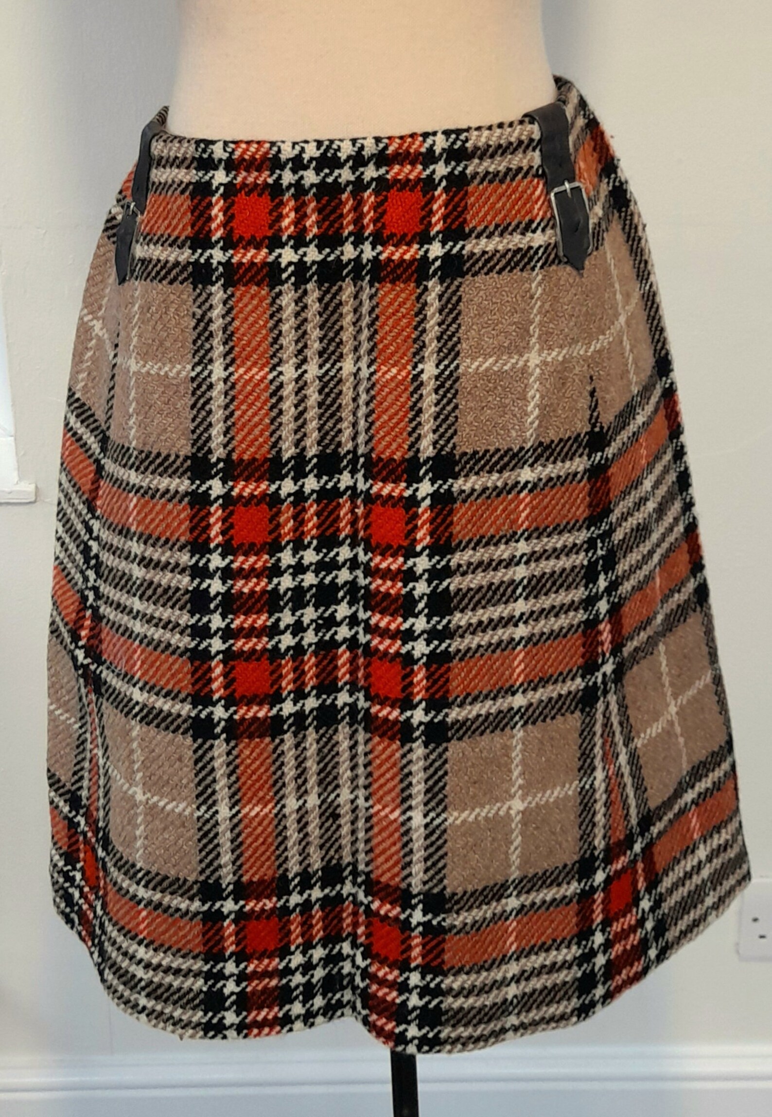 1970s Tartan Skirt