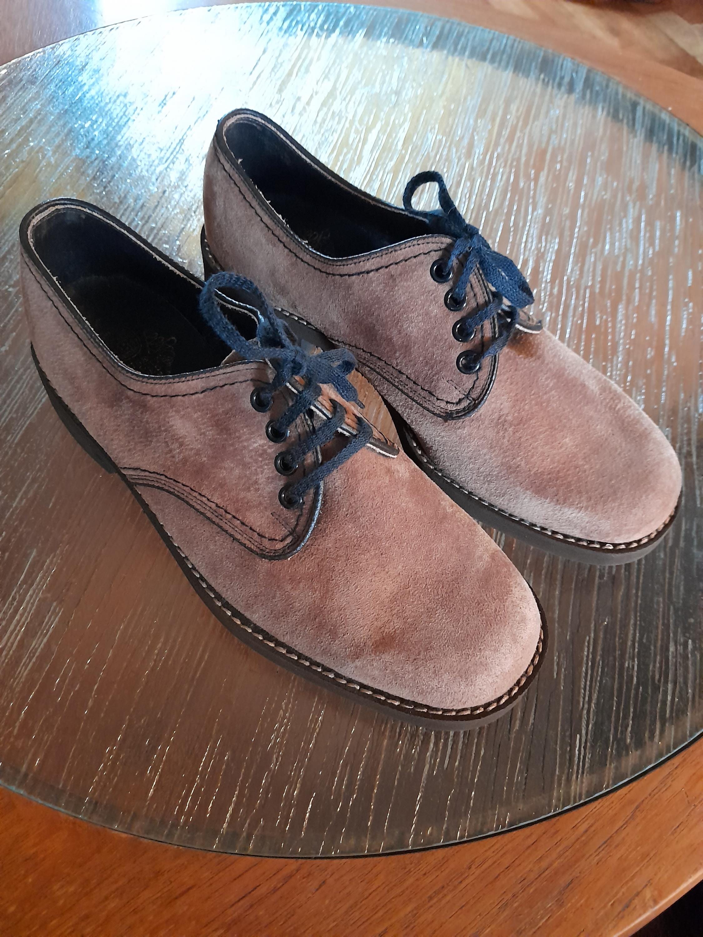 Vintage Andre corduroy mens shoes 80s rubber outsole groovy retro tan sz 11 Mens 70s Shoes - Etsy Australia main image 3