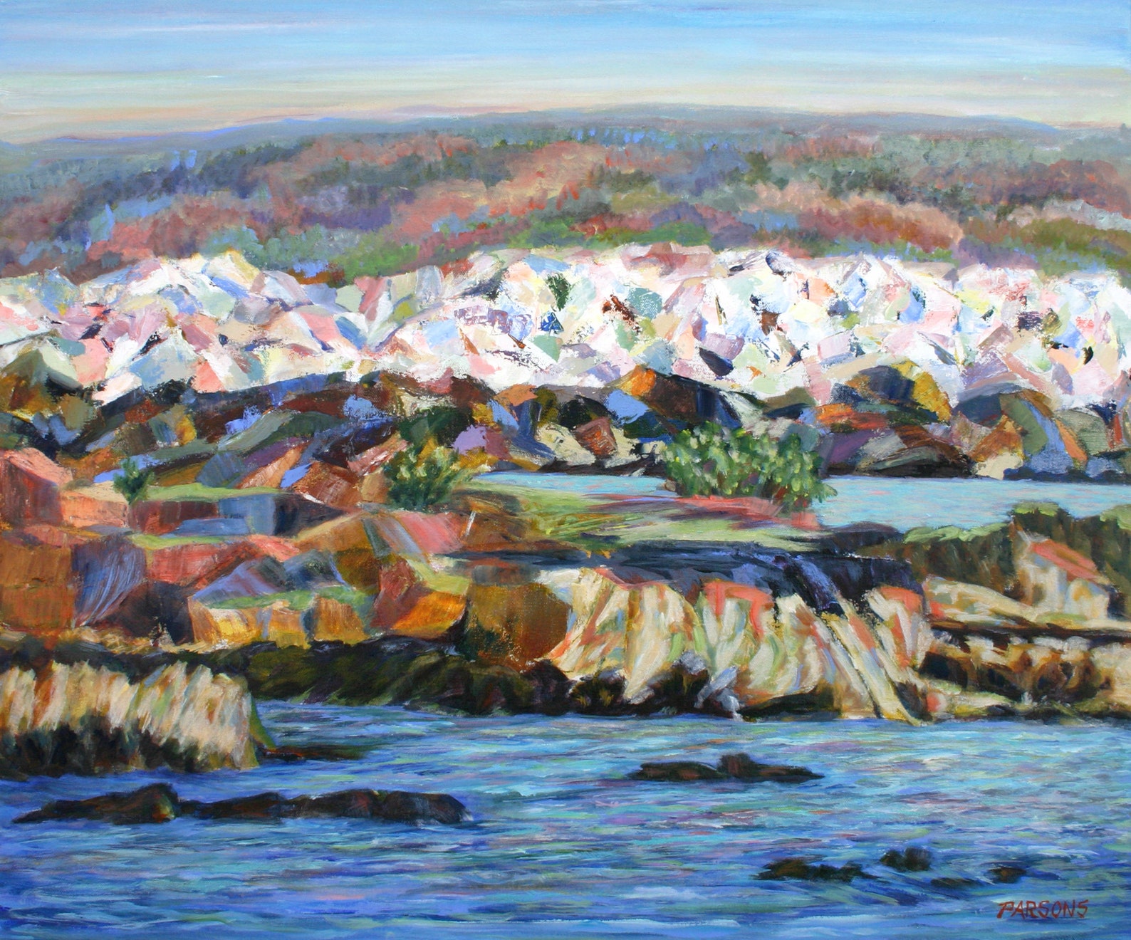 Kennebunkport Maine. Original Painting Acrylic on Canvas - Etsy