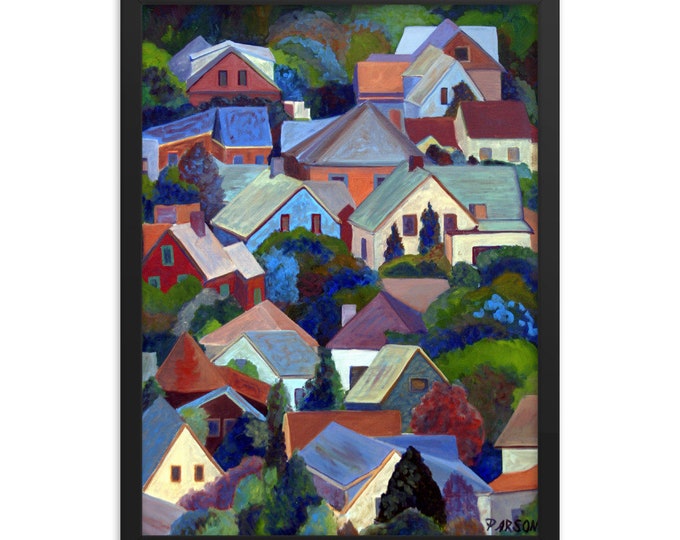 Provincetown Painting Cape Cod Framed Print From Original Etsy