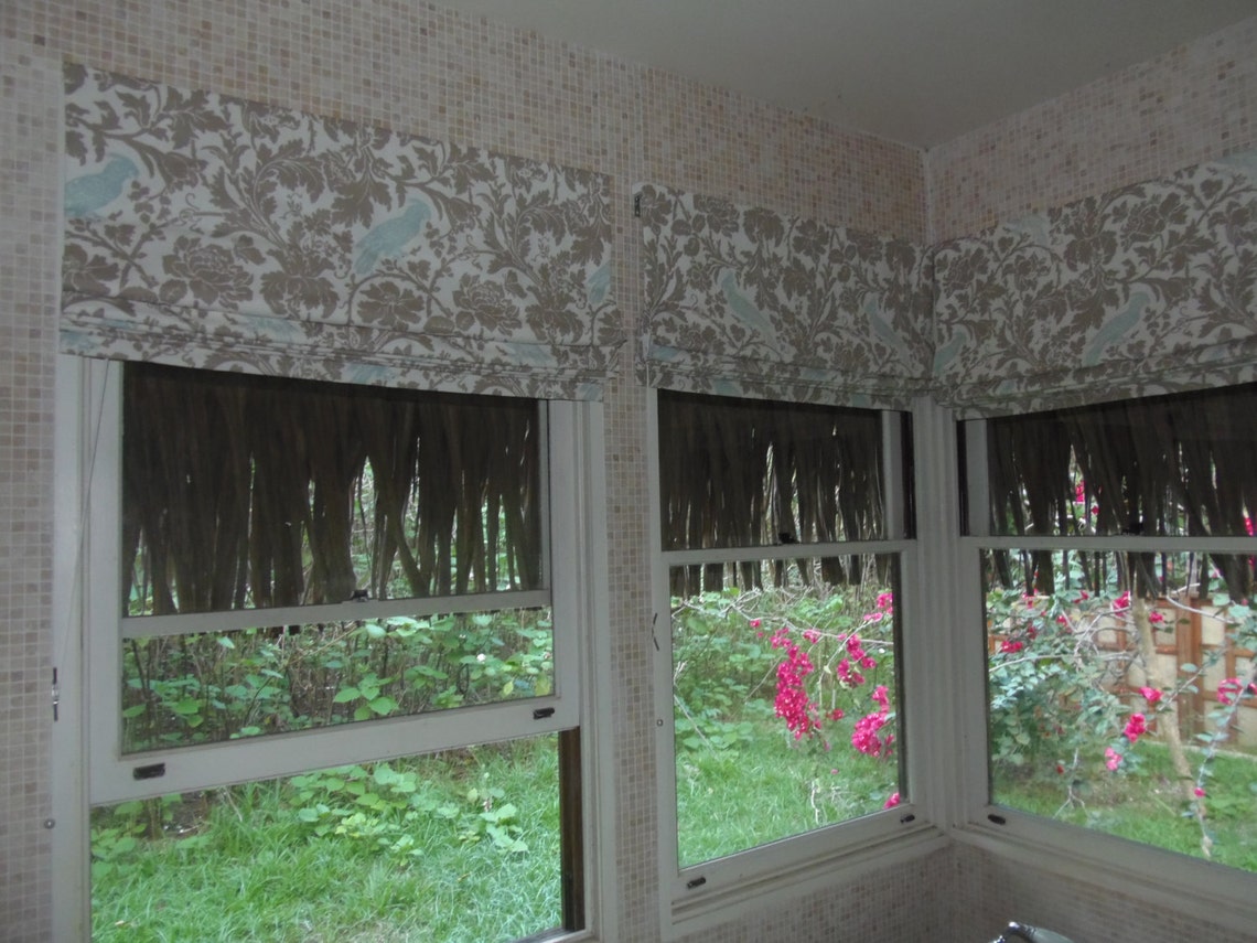 Custom Roman Shades Etsy