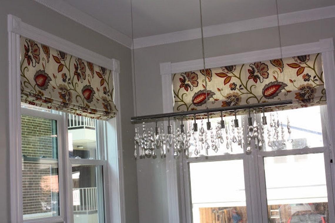 Custom Roman Shades Etsy