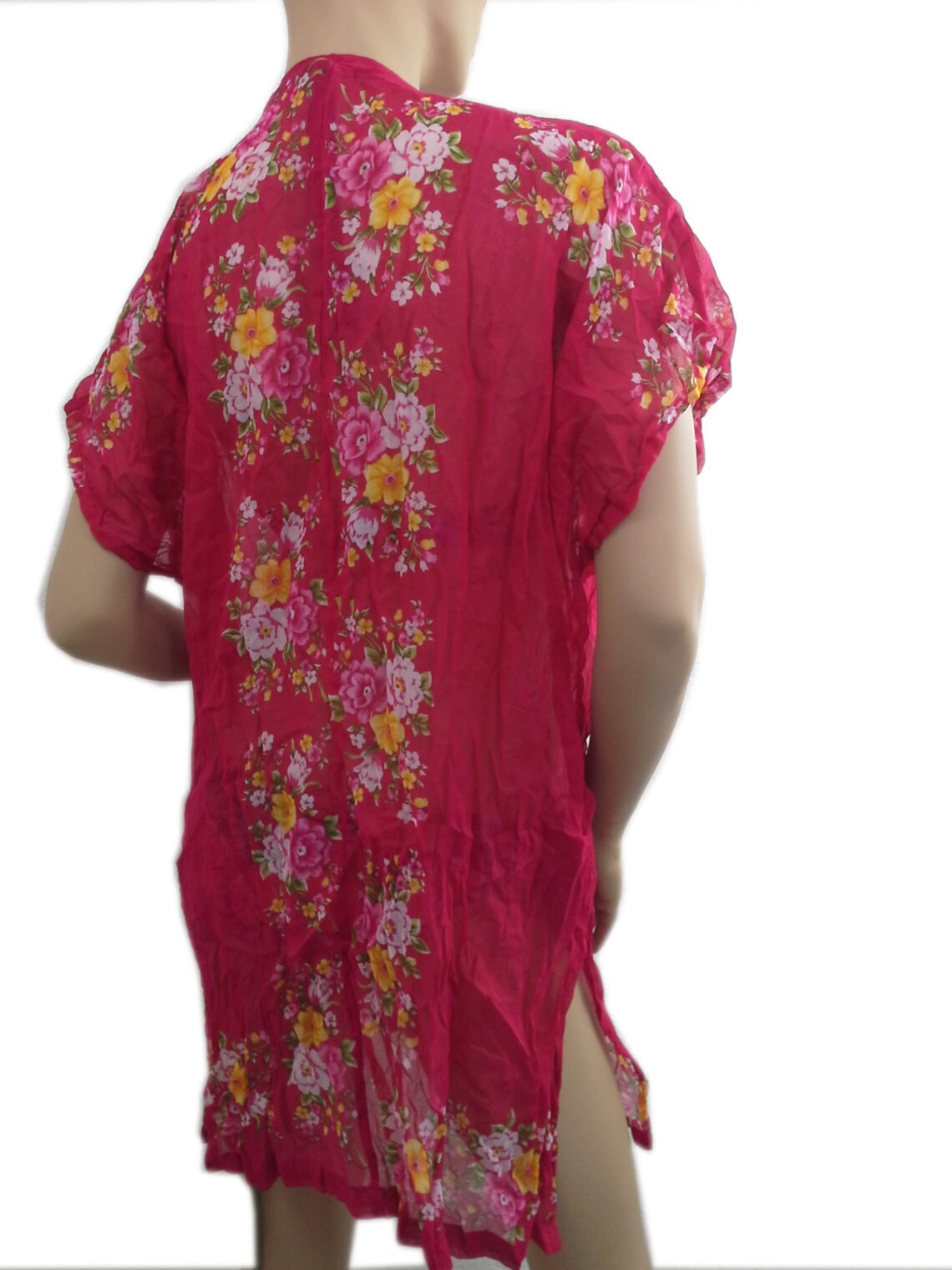 Floral Beach Kimono Womens Fashion Summer Clothing Beach Cover Etsy
