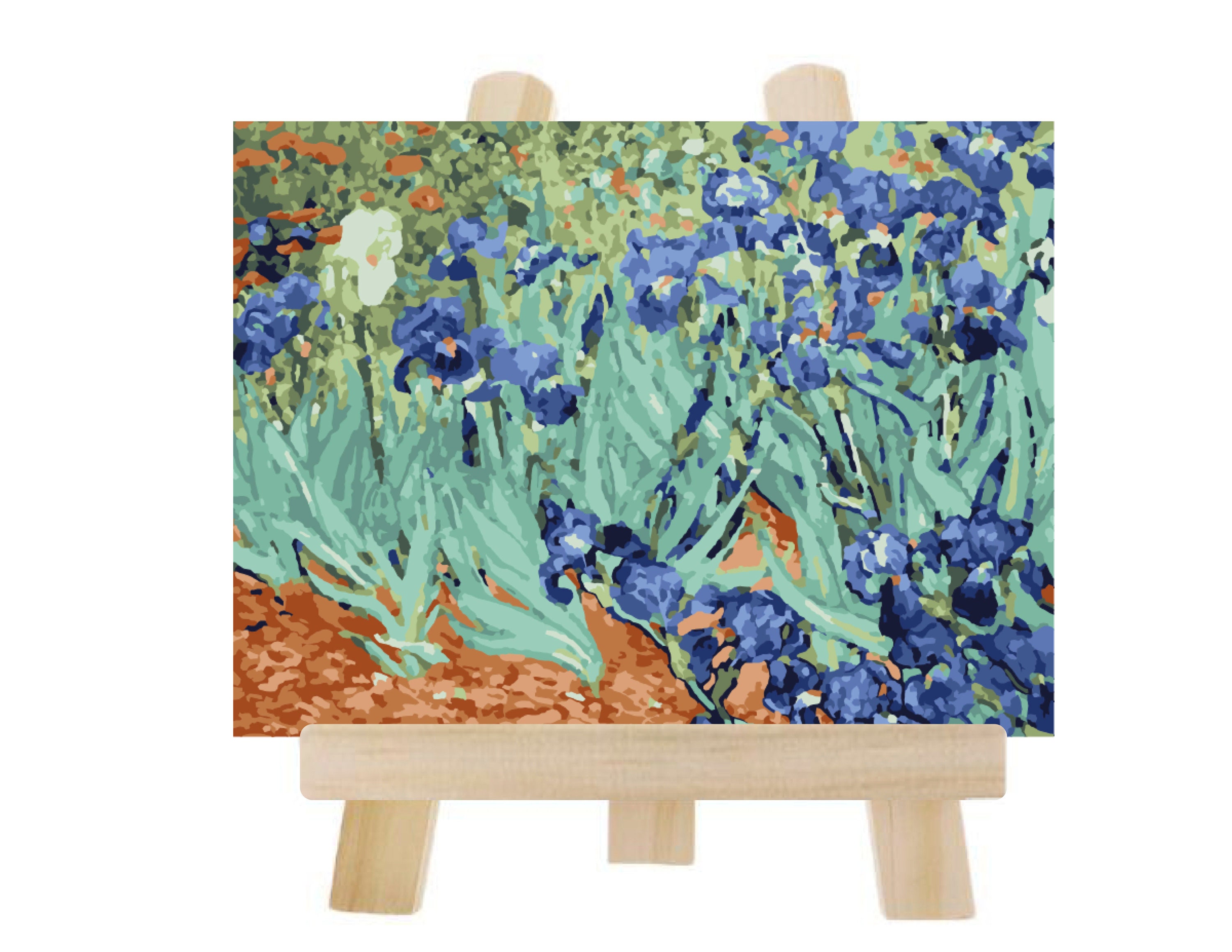 Irises by Van Gogh Paint by Numbers Adult Color by Number | Etsy