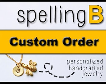 Custom Order For Additional Pendants/charms, Purchase with original item only