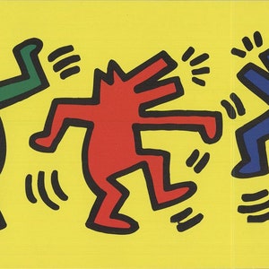 Keith Haring - Dance - 1998 Offset Lithograph