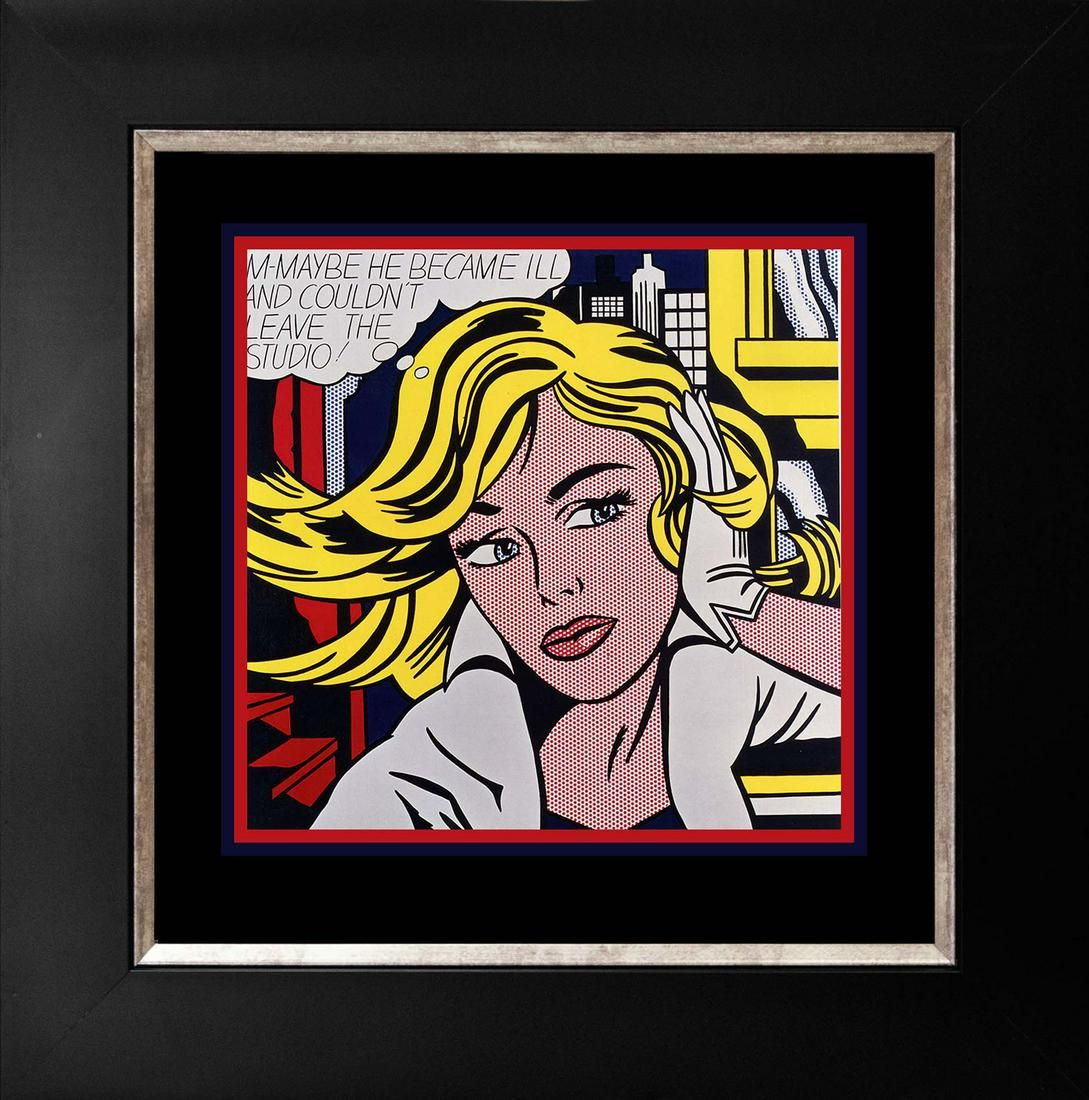 ロイ・リキテンスタイン「M-Maybe」オリジナルセリグラフ、1965年