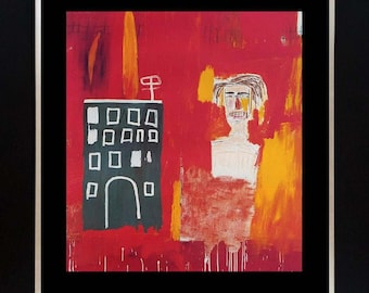 Jean Michel Basquiat Lithograph 'Hallop' from 1983