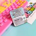 Enamel pin electronic diary retro toys 90s design by Chic Kawaii 