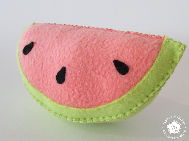 Watermelon Plush Toy | Etsy