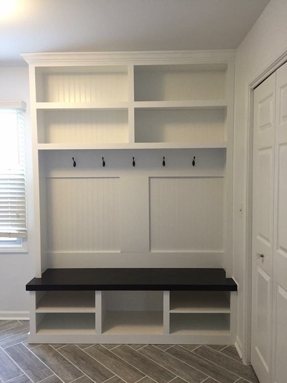 Mudroom Locker Halltree Entryway Bench Build In Look Custom Made Contact For Pricing