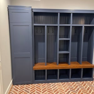 Mudroom locker | Hall tree | Farmhouse Hall Tree | Cupboard | Halltree entryway