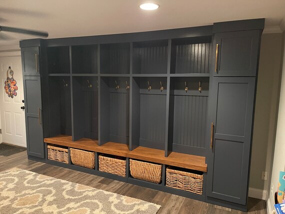 Custom sale mudroom bench