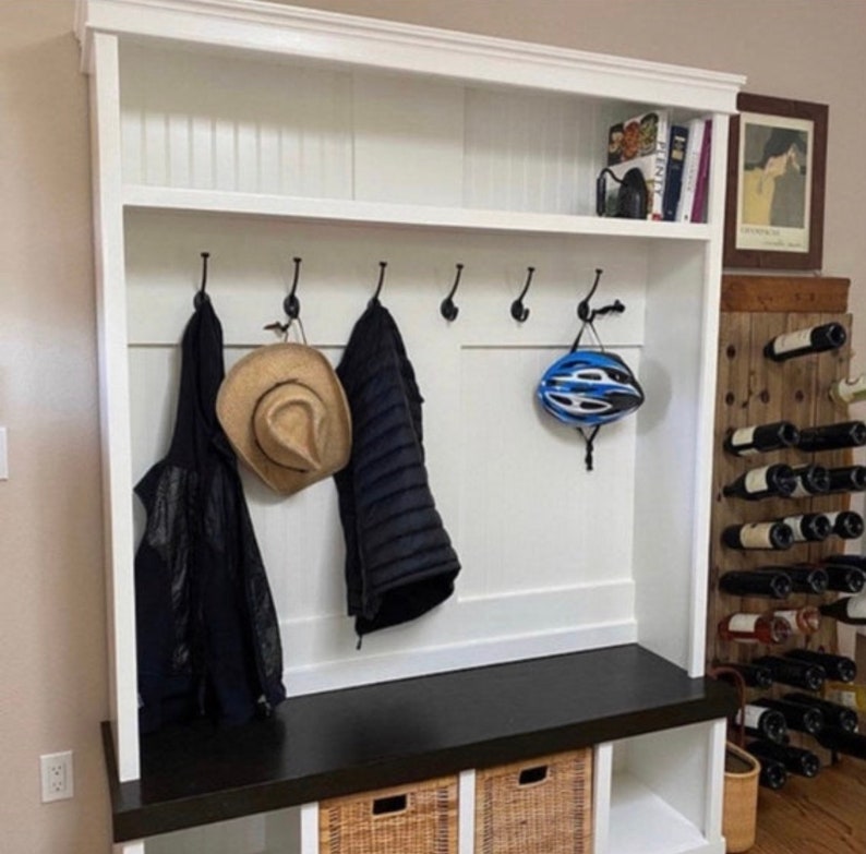 72 Mudroom Locker / Hall Tree Mudroom Bench Etsy