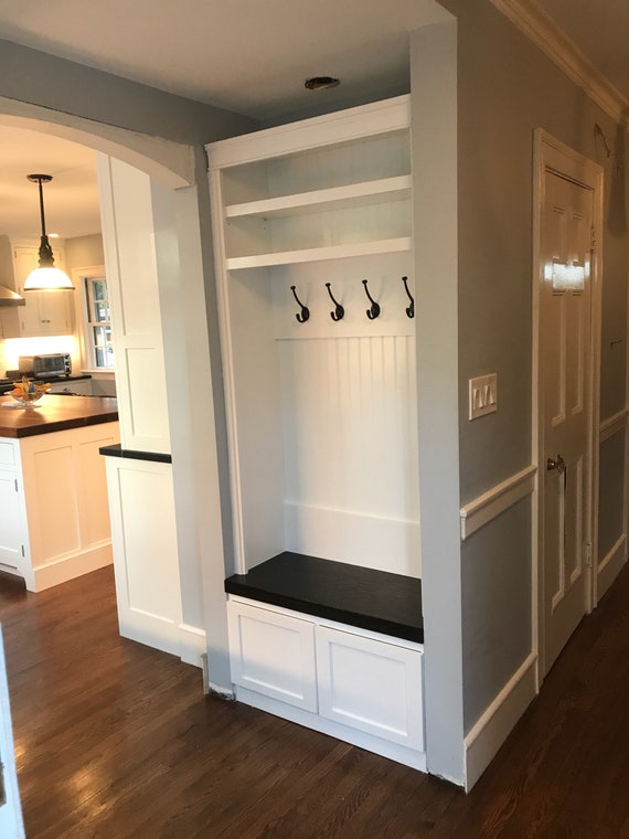 Entryway Locker With Drawers Shoe Bench Hall Tree Dropzone Etsy