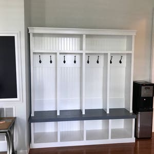 Entryway bench/shoe storage/organization/mudroom/hall tree/coatMudroom Entryway locker perfect for any mudroom
