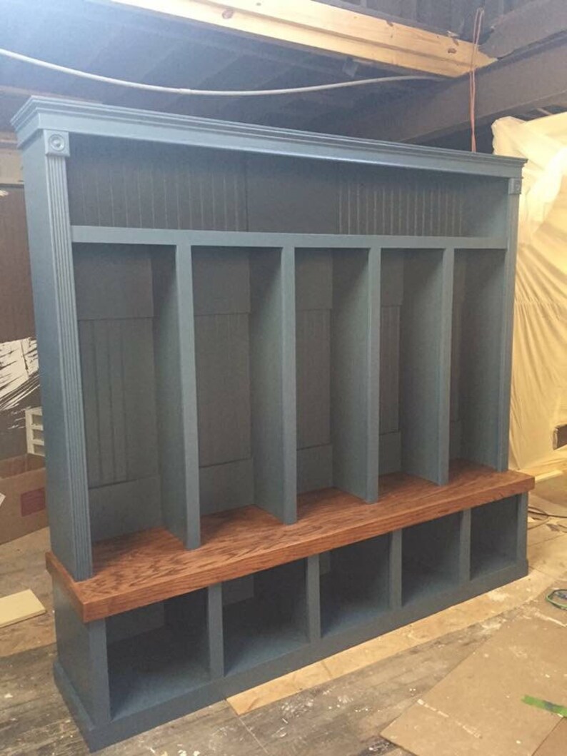 82 Mud Benchlocker Unit Hall Tree Shoe Bench Mudroom Etsy