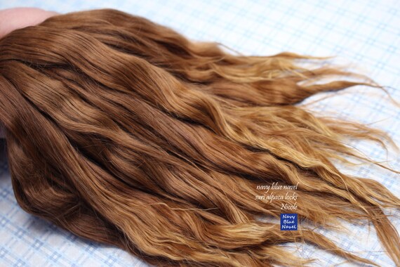 Suri Alpaca Locks 8 Nicole Natural Red Ombre Tips Washed Etsy