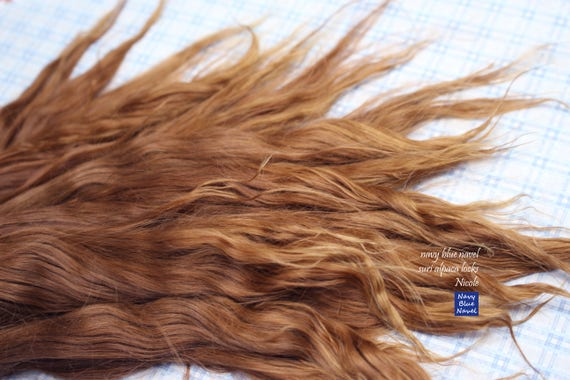 Suri Alpaca Locks 8 Nicole Natural Red Ombre Tips Washed Etsy