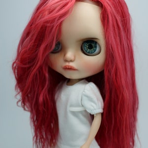 Feito sob encomenda! CUSTOM DYED longo Suri alpaca REROOT: novo couro cabeludo com mechas suri alpaca, método de nó, comissão.