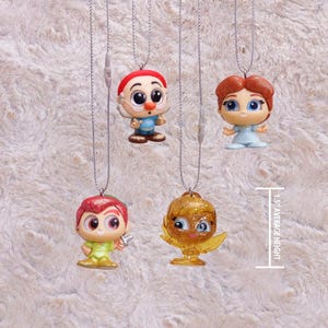 Peter Pan 4pc Disney Doorables Mini Christmas Ornament Set